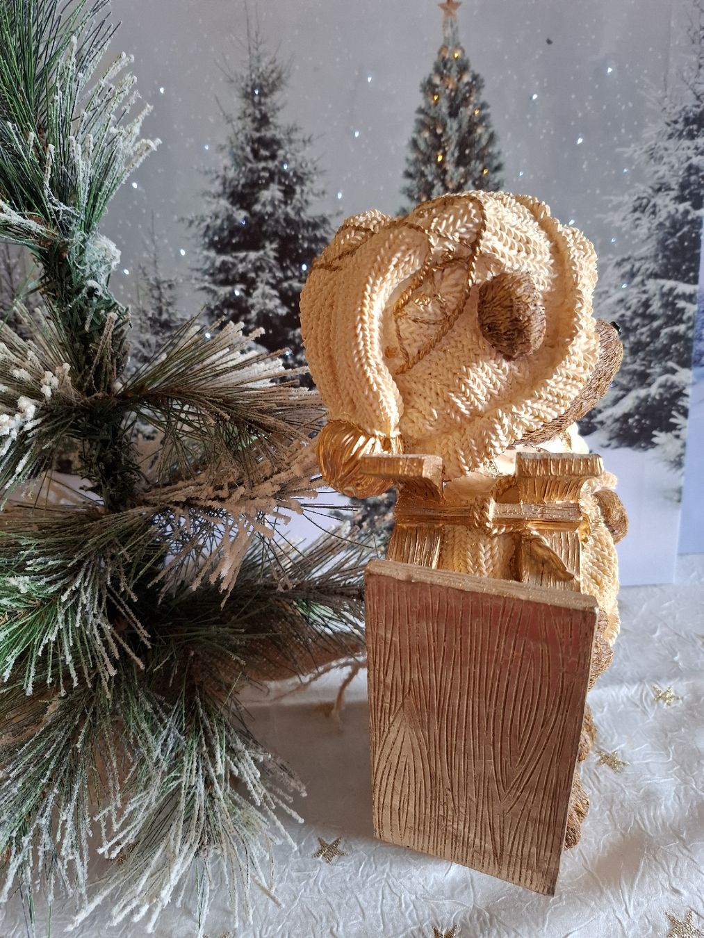 Tutte le decorazioni: BÄRCHEN MIT SCHLITTELI UND SCHNEEBAUM – Nuovo (secondo la descrizione) da Gretzenbach venduto da schibaya 2