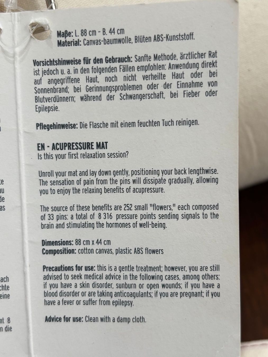 Bodenmatten: tapis d'acupression – Gebraucht aus chatonnaye von lebizu 6