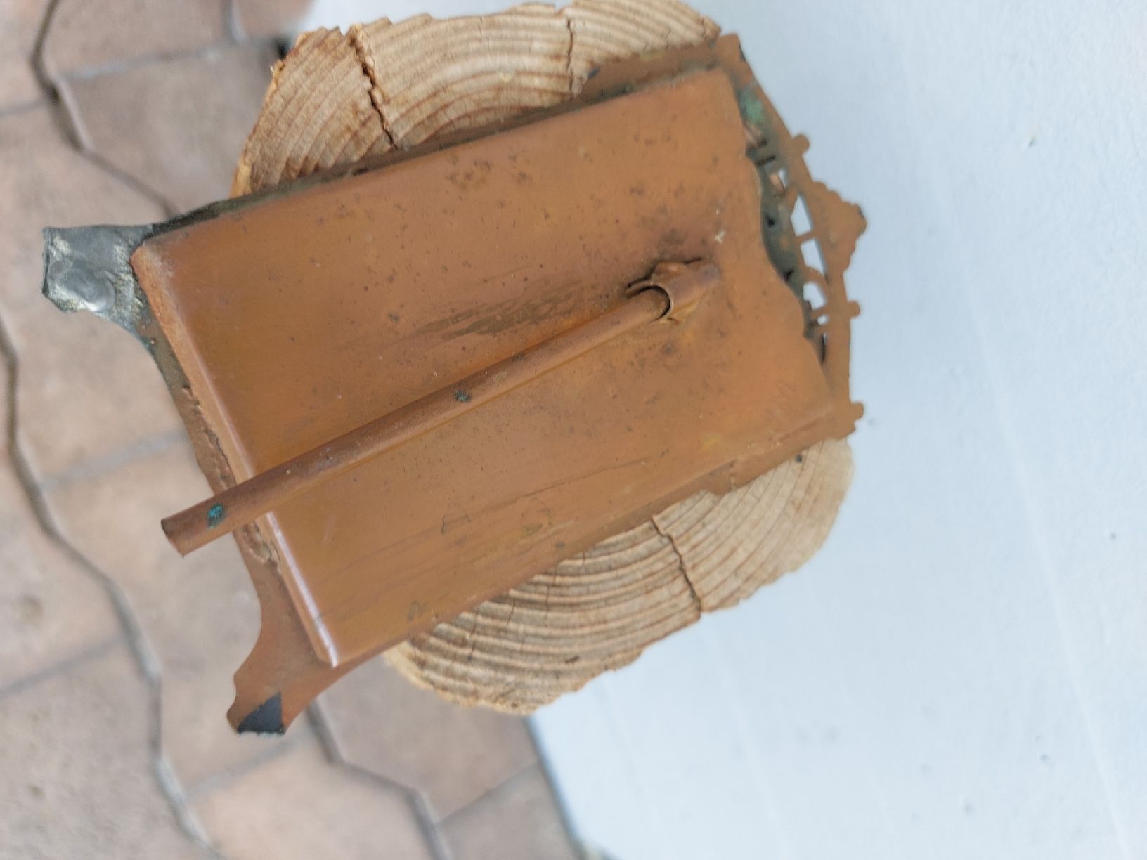 Bilderrahmen: Fotohalter aus Blech um 1800 – Gebraucht aus Ganterschwil von HeidiuPeter 4