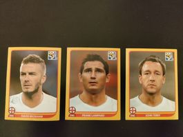 England best player stickers Panini coupe du monde 2010