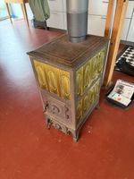 Antiker Guseisen Kachelofen