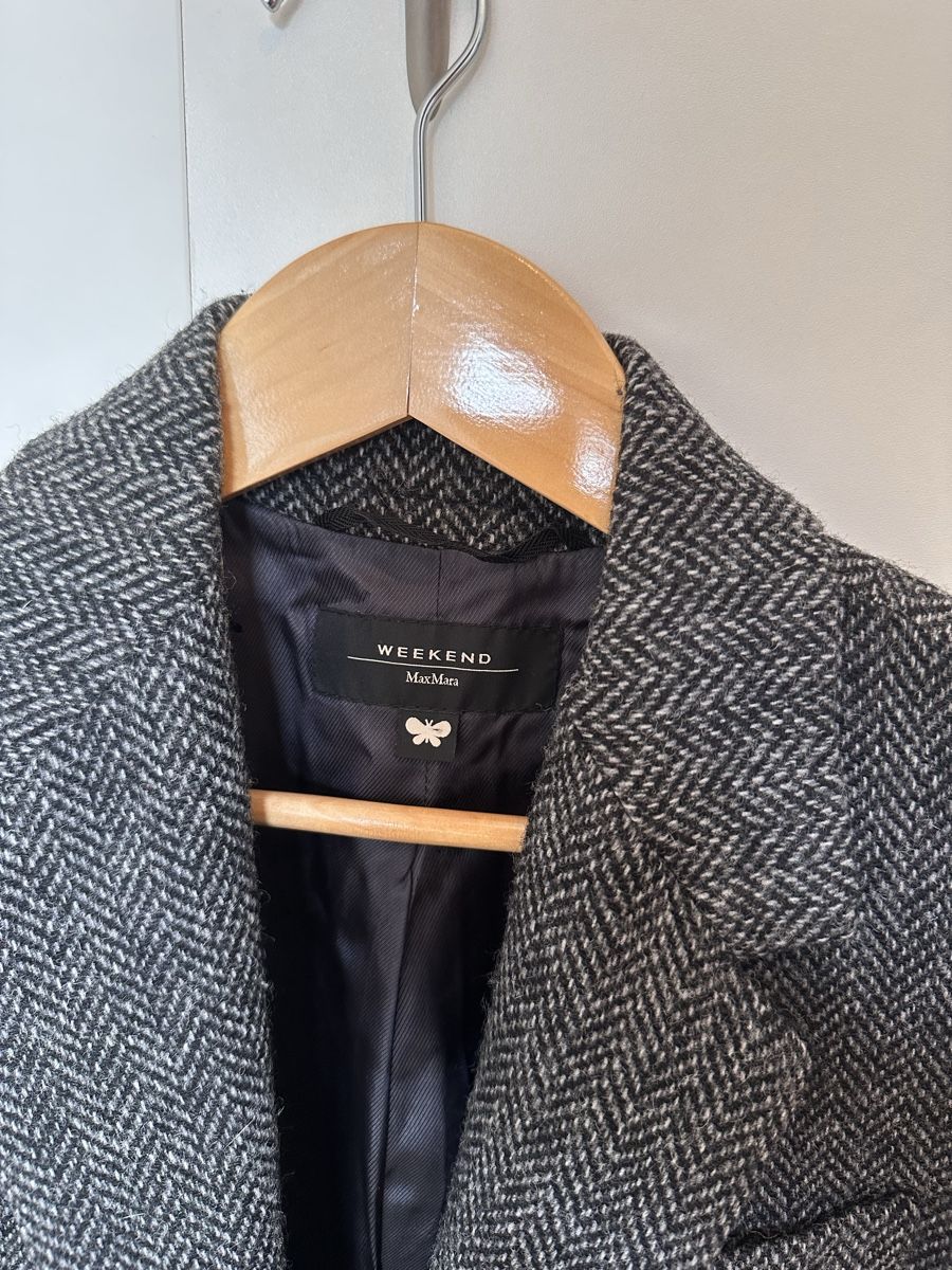 Max Mara Cappotti: Weekend Max Mara Wool Blazer - Herringbone size 36 – Usato da Zürich venduto da dia_ykh2 1
