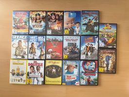 Kinder DVDs: Ice Age, Dr. Dolittle, Wickie, Minions...