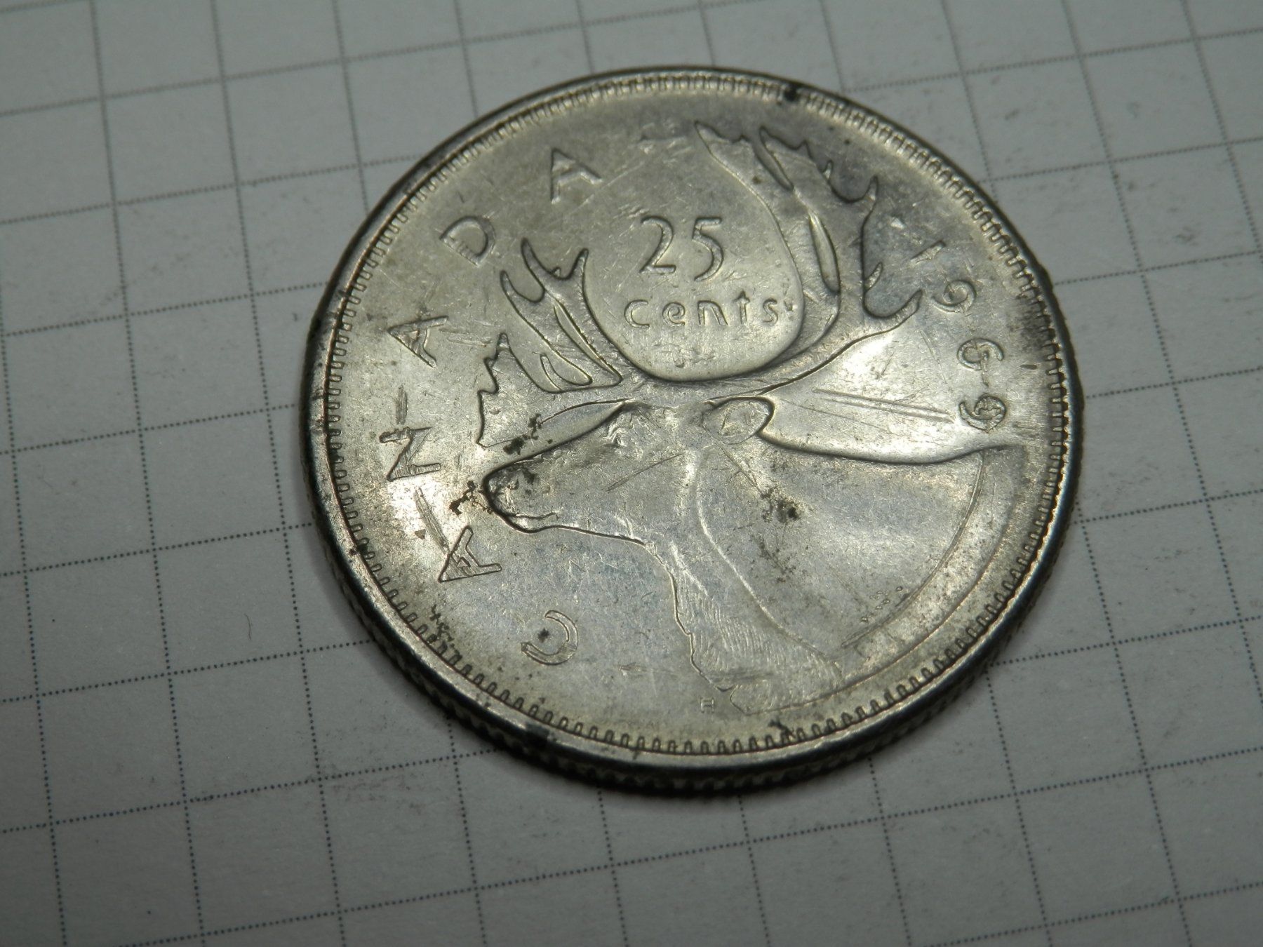 Tutti le monete: Kanada 25 Cent, 1969 – Usato da Weiach venduto da weiach81