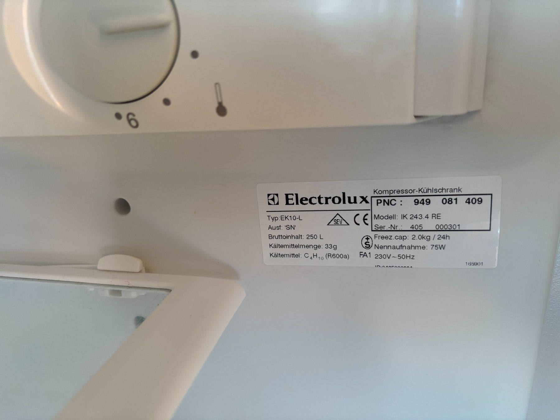 Electrolux Kühlschrank: Einbaukühlschrank Electrolux – Gebraucht aus Wohlen AG von ric_fst7 2