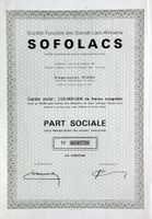 Sofolacs Société Foncière des Grands Lacs Africains - 1962