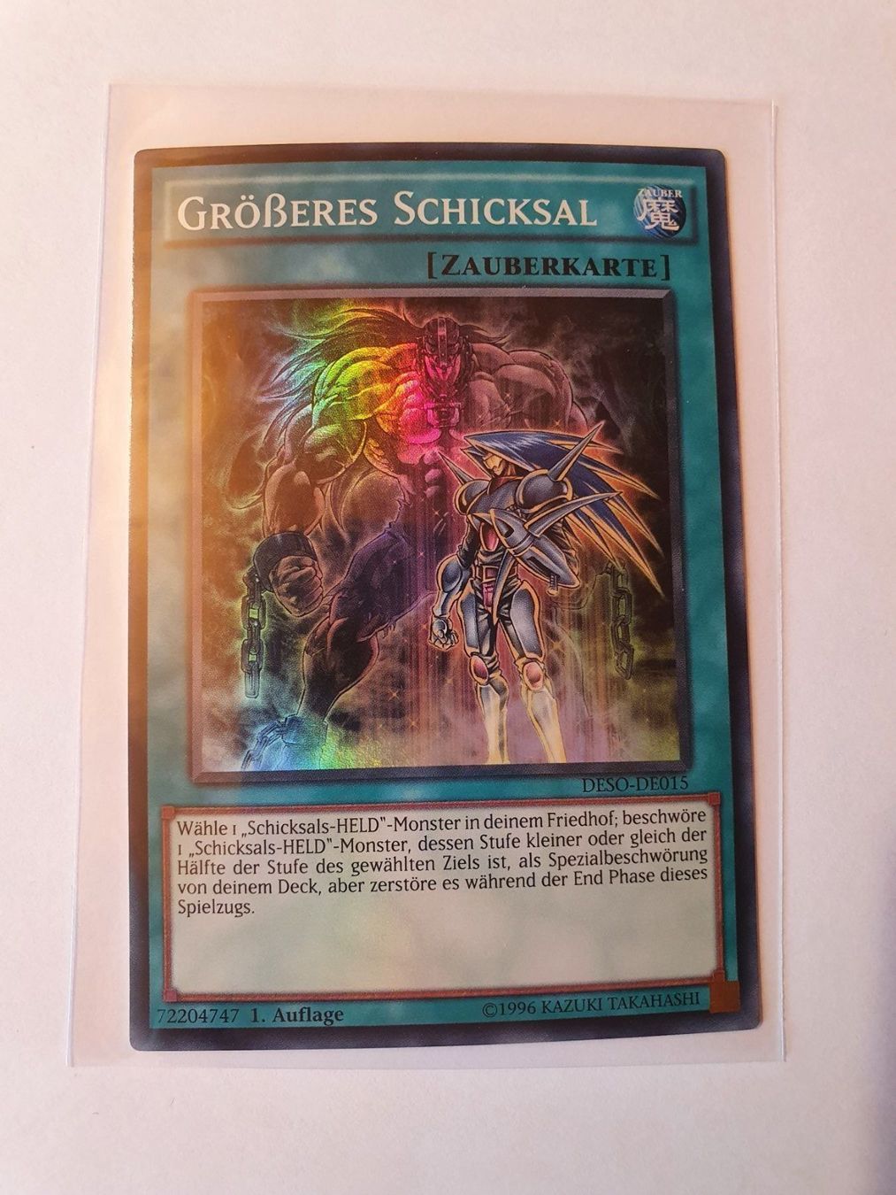 Yugioh Carte collezionabili: Yugioh Grösseres Schicksal Super Rare – Usato da Oberdorf BL venduto da BaldenEagle
