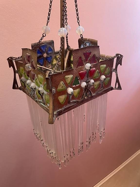 Kronleuchter & Deckenlampen: Jugendstil Deckenlampe  – Gebraucht aus Bütschwil von Biberli59 1