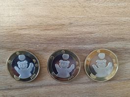 CH Baby-Medaille der Swissmint  Schweizer Medaillen 3 Stück