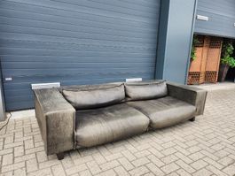 Baxter - Budapest air 2-Sitzer-sofa in Rhino Afrika Leder