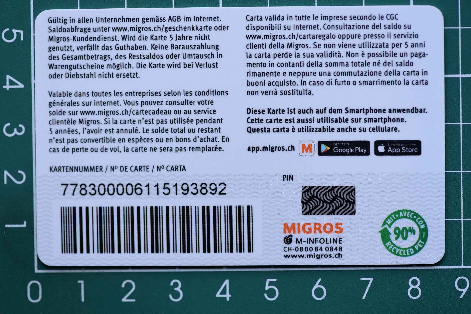 Cartoline: geschenkkarte – Usato da Laupen BE venduto da Gufi57 1