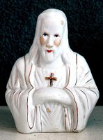 Gott-Vater Figur Keramik alt perfekt