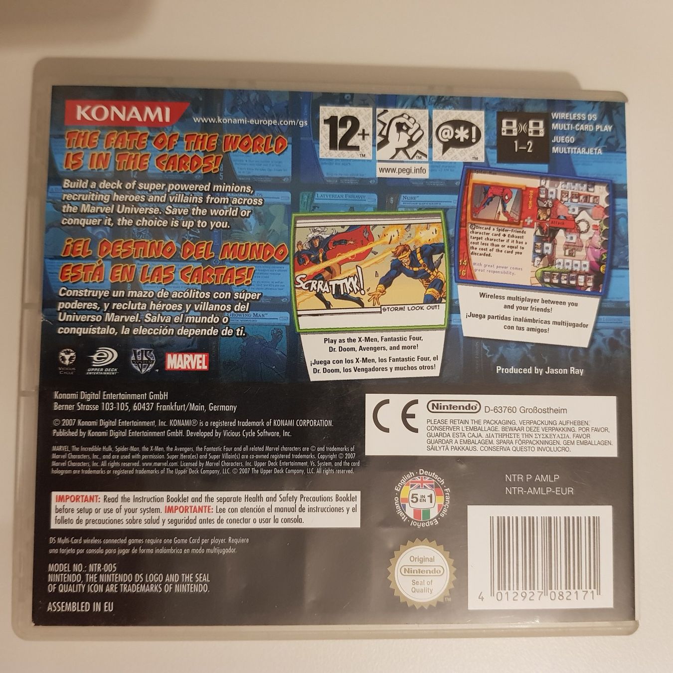 Nintendo Spiele: Marvel trading Card Game /DS – Gebraucht aus Münchenstein von 2DGames 1