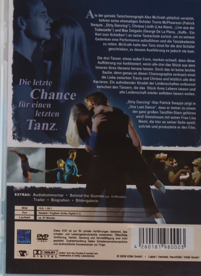 Alle DVDs: One Last Dance – Gebraucht aus Luzern von CONTENTI 2