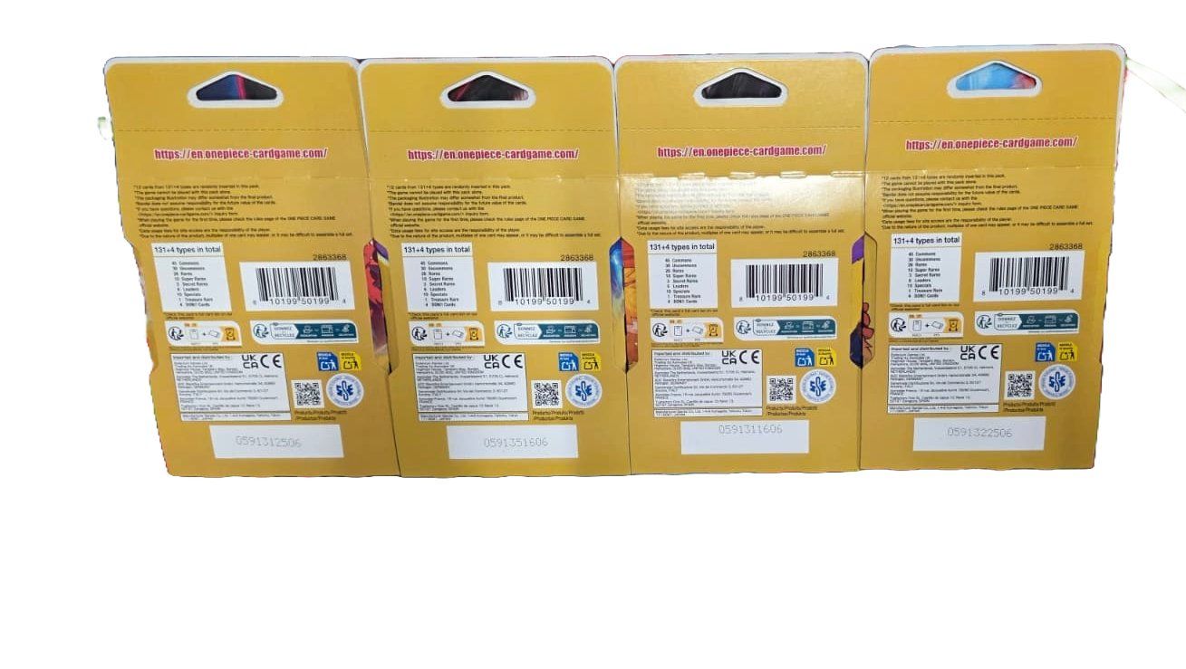 Bandai Carte collezionabili: ONE PIECEP OP17 sleeved Booster Pack set all 4 Version – Nuovo (secondo la descrizione) da Adligenswil venduto da Suter-Hobbyhaus 1