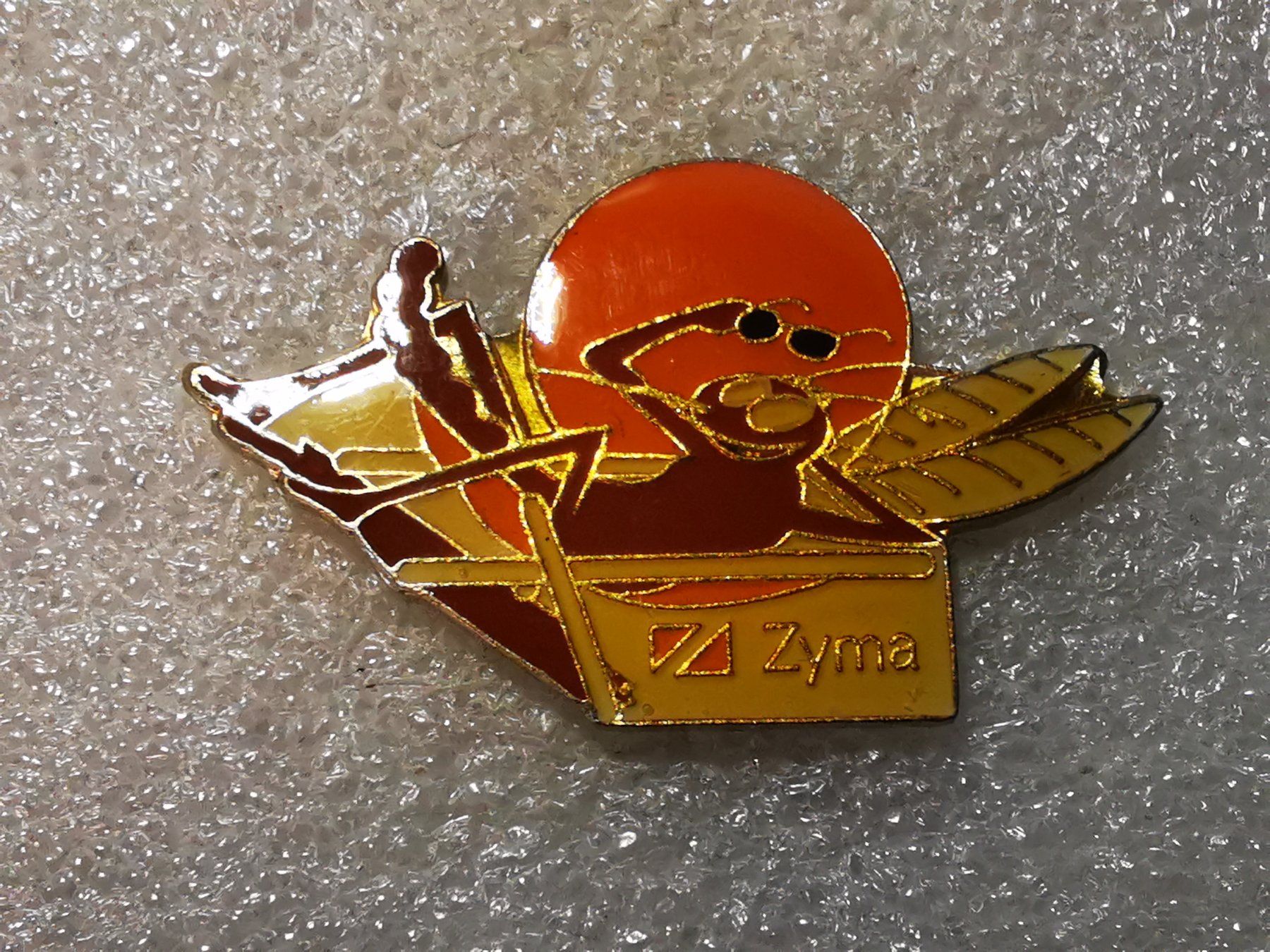 Placchette & Badge: Ansteckpin 70: Zyma – Usato da Oppligen venduto da Pin-Fall-Shop