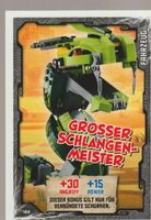 NINJAGO TRADING CARD SERIE 1 # 168 GROSSER SCHLANGEN MEISTER