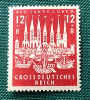 Briefmarken aus  Deutsches Reich 1943 Lübeck 1143 bis 1943