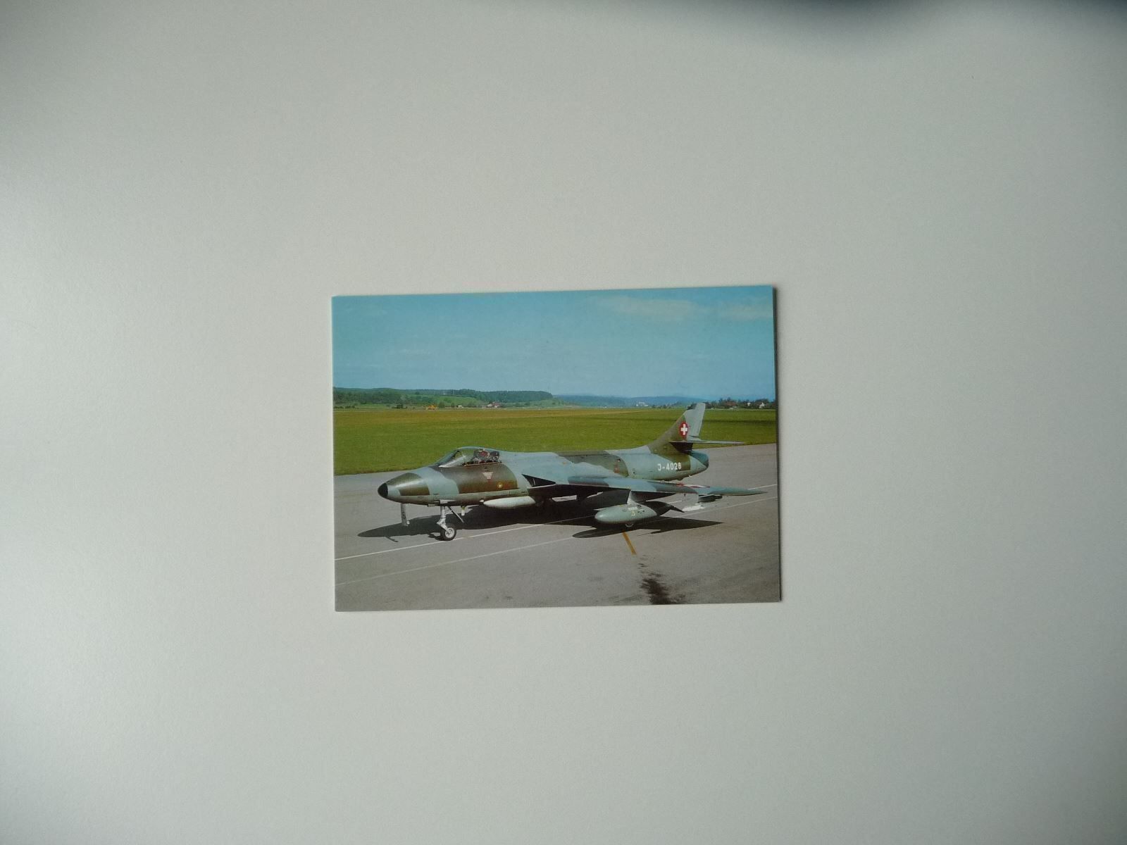 Ansichtskarten: Schweizer Hawker Hunter Nr. J-4026 Postkarte Dübendorf – Neu (gemäss Beschreibung) aus Winterthur von ricofly
