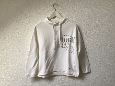 Monari schöner Pullover, Gr. 36, Weiss, mit Strass