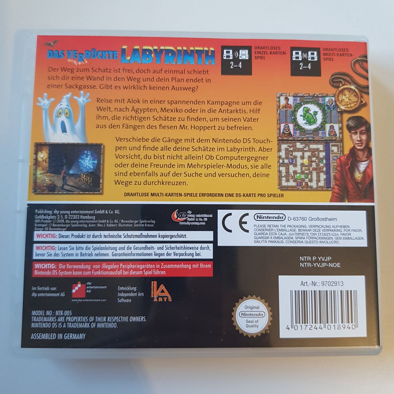 Nintendo Jeux: Das Verruckte Labyrinth /DS – D'occasion à Münchenstein par 2DGames 1