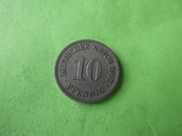 Dt. Reich 1907 A, 10 Pfennig