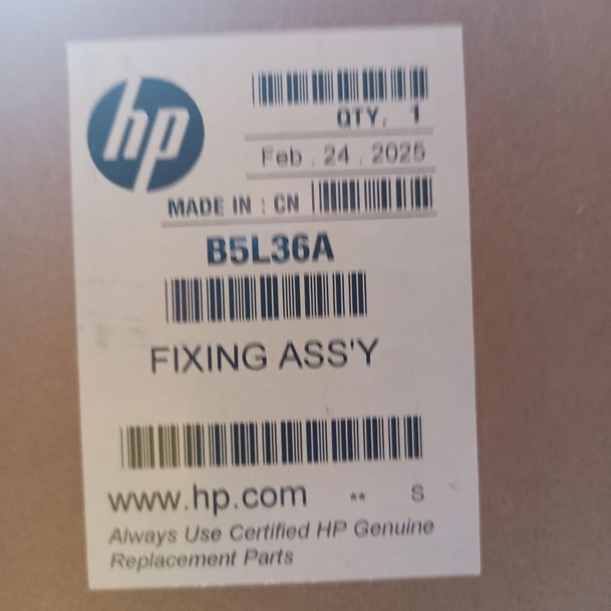 Hewlett Packard Filament: Fusion (fuser) HP B5L36A – Neu und originalverpackt aus Chézard-St-Martin von iva_xw8z 5