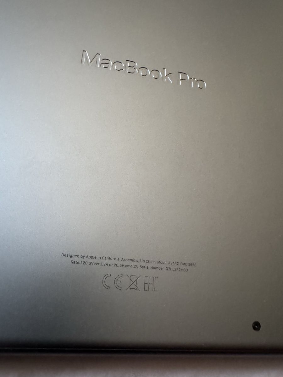 Apple Notebook: Apple MacBook Pro A2442 gris sidéral – Difettoso da Biel/Bienne venduto da Baol1 1