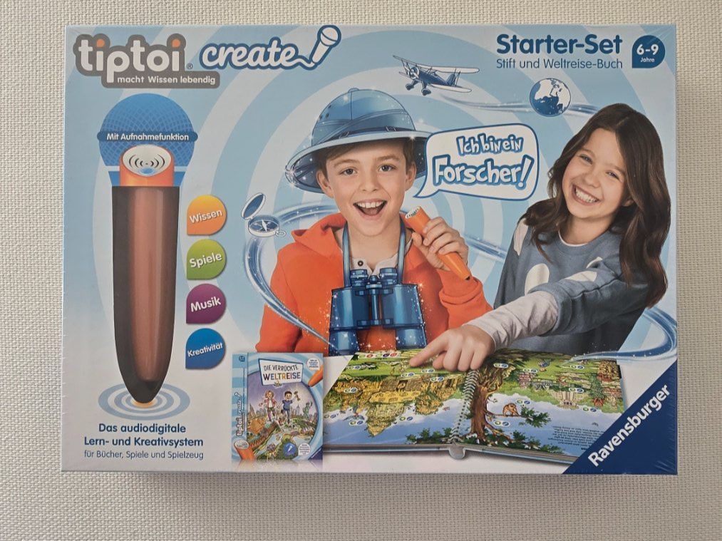 Tiptoi Giocattoli: tiptoi create Starter-Set Stift + Weltreise-Buch 6-9J NEU – Nuovo e nell'imballaggio originale da Zollikerberg venduto da Cuentame