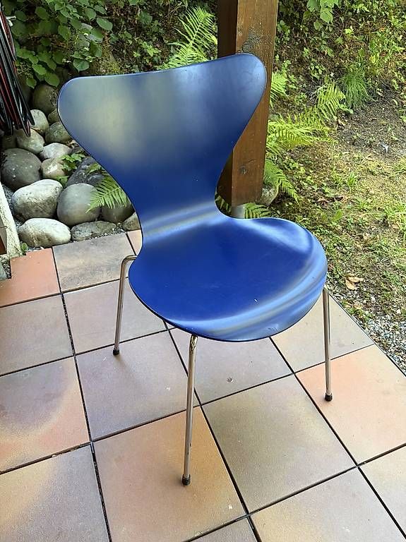 Fritz Hansen Sedie: Fritz Hansen - Blau – Usato da Kilchberg ZH venduto da TonyDruhs
