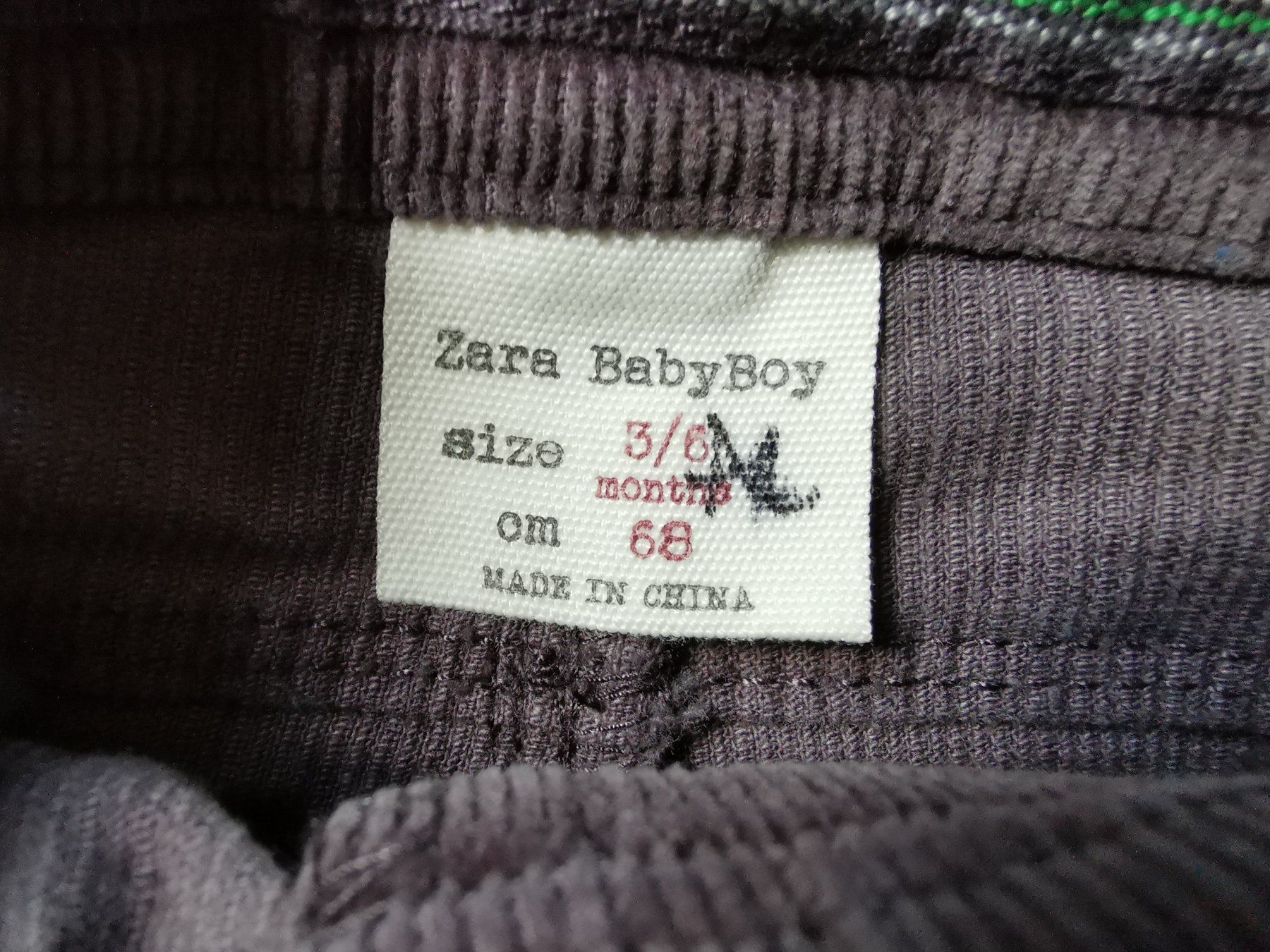 Zara Pantaloni: Manchester Hose Zara Gr. 68 – Usato da Stäfa venduto da flamingo_17 1