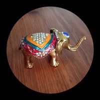 Vintage Elefant Schmuck/Pillendose, Sammlerstück