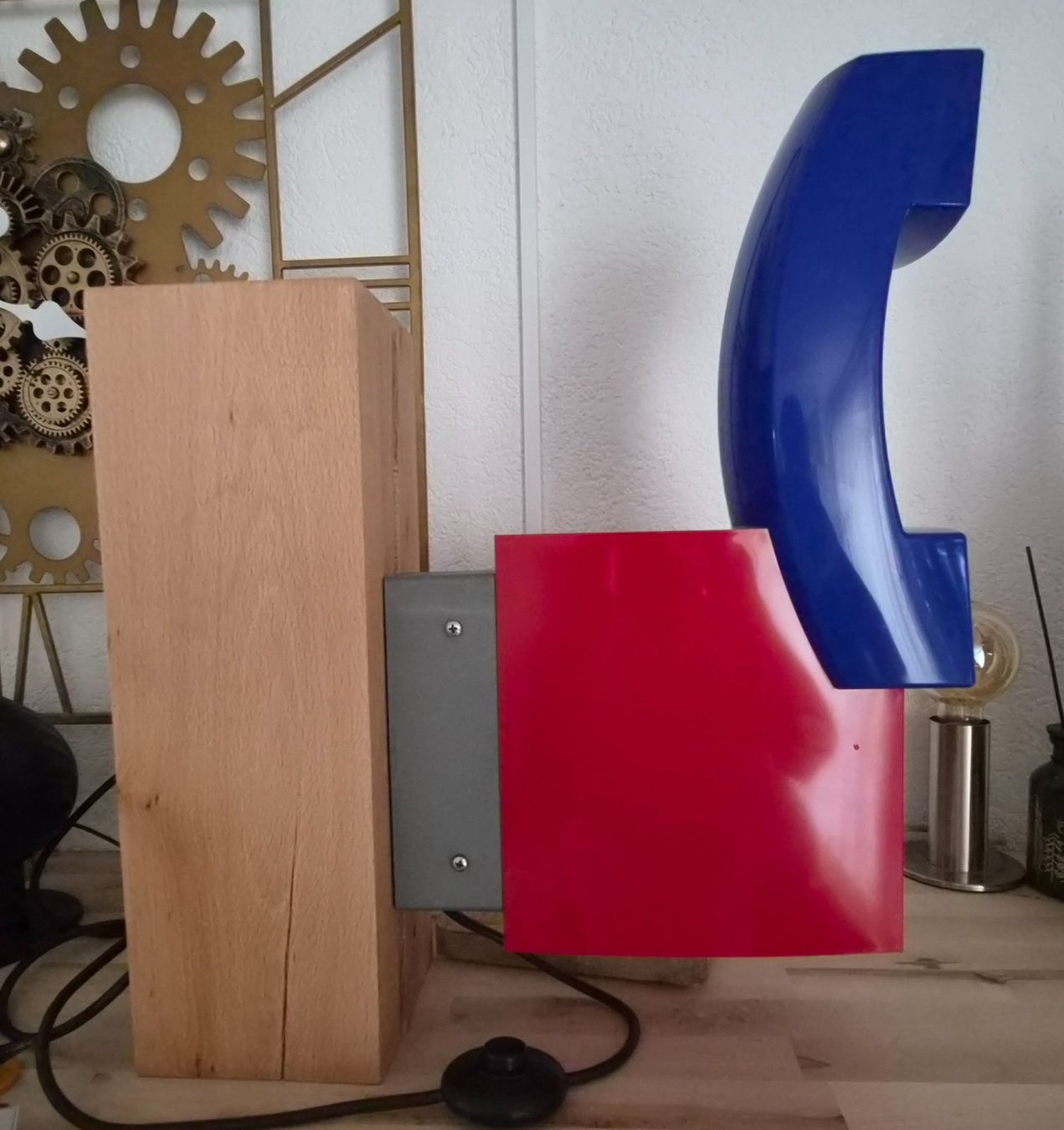 Lampade: Coole Retro Lampe im Telefon Design, ein echter Hingucker! – Usato da Münchenbuchsee venduto da mausi1966 2