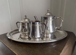 Antikes WMF Art Déco Tee-Service Set versilbert