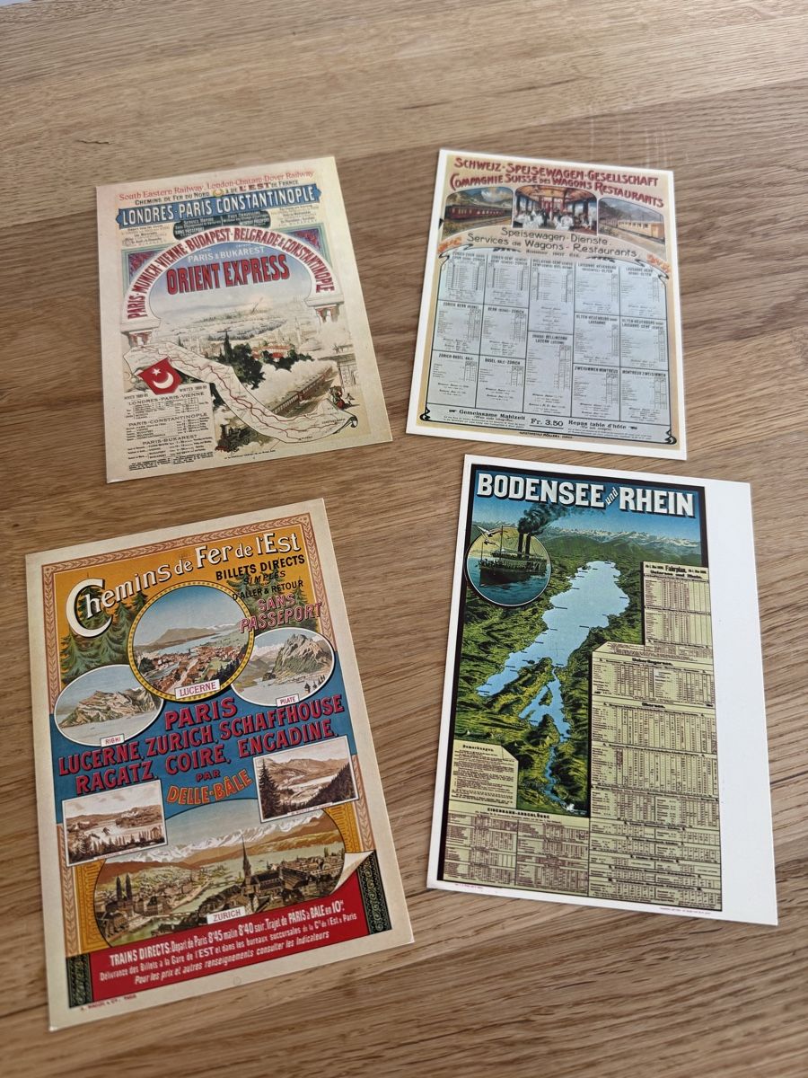 Cartoline postali: Retro Postkarten 4Stk – Usato da Schaffhausen venduto da GLXTCH 1