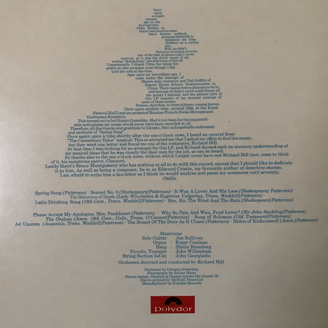 Vinyles: Ottilie Patterson - Spring Song – D'occasion à Aesch BL par BlueMusicRecords 3