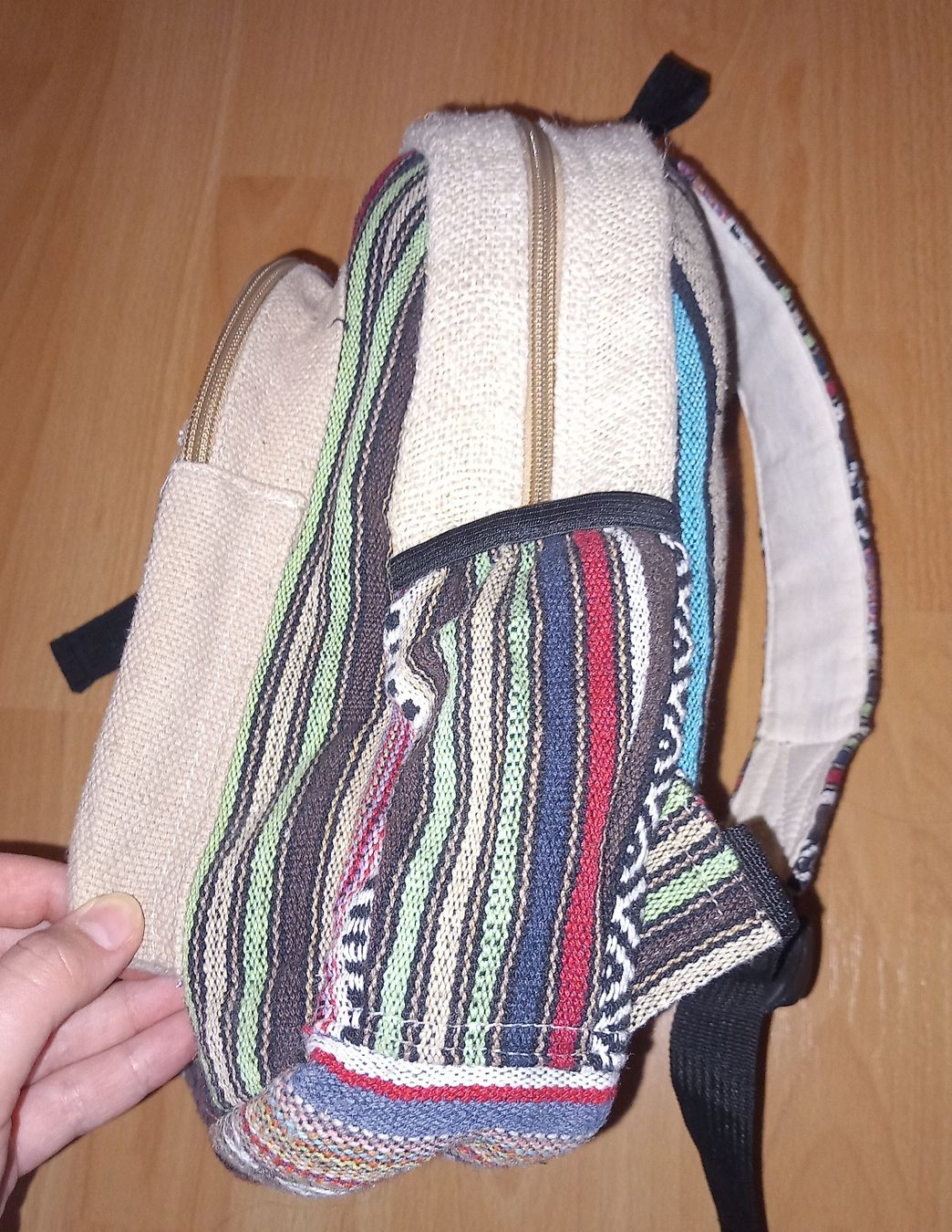 Zaini: kleiner bunt gemusterter Rucksack – Nuovo e nell'imballaggio originale da ST. GALLEN venduto da mar_h7kd 1