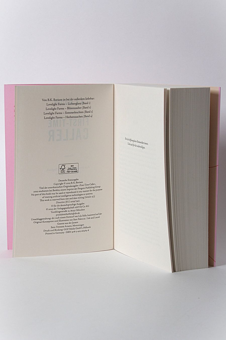 Livres: Buch "First-Time Caller" von B.K.Borison – D'occasion à Zollikofen par Restwert_Zollikofen 5