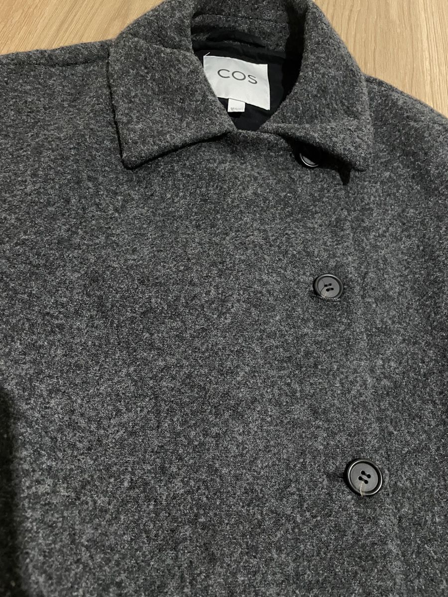 Cos Giacche: COS Wool Blend Jacket Dark Grey Size S Good Condition – Usato da Olten venduto da yuv_nd9t 2