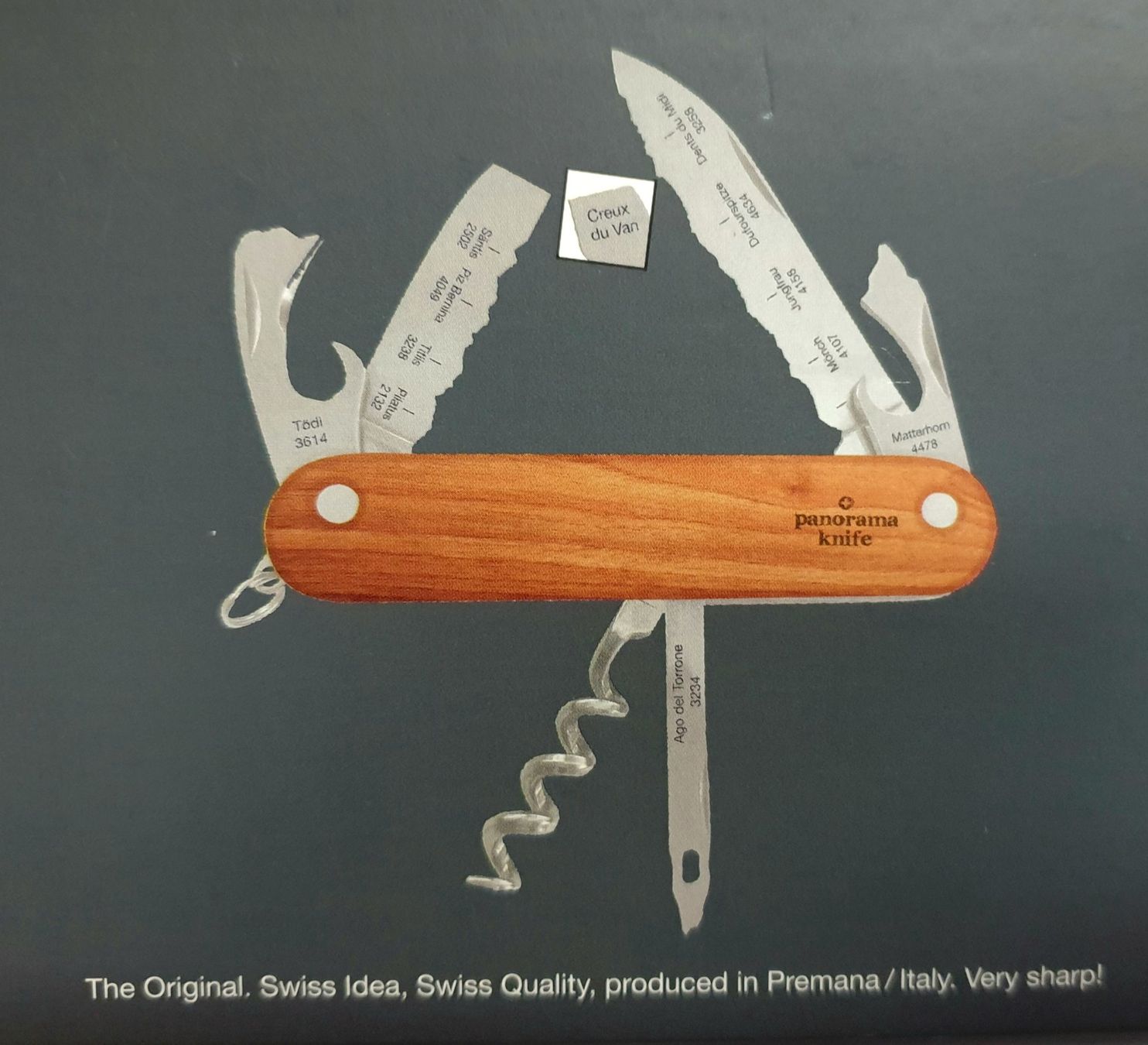 Coltelli tascabile: Sackmesser Taschenmesser Panorama pocket Knive Grimsel – Nuovo (secondo la descrizione) da Tüscherz-Alfermée venduto da Newpad 4