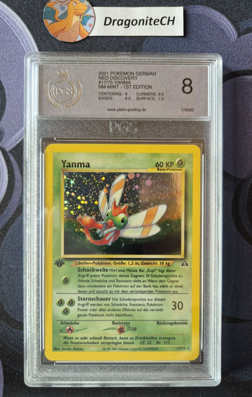 Pokémon Carte collezionabili: Pokemon Karte Yanma 1. Edition – Usato da Hünenberg venduto da DragoniteCH