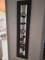 Wandspiegel Kerzenhalter, schwarz, neuwertig