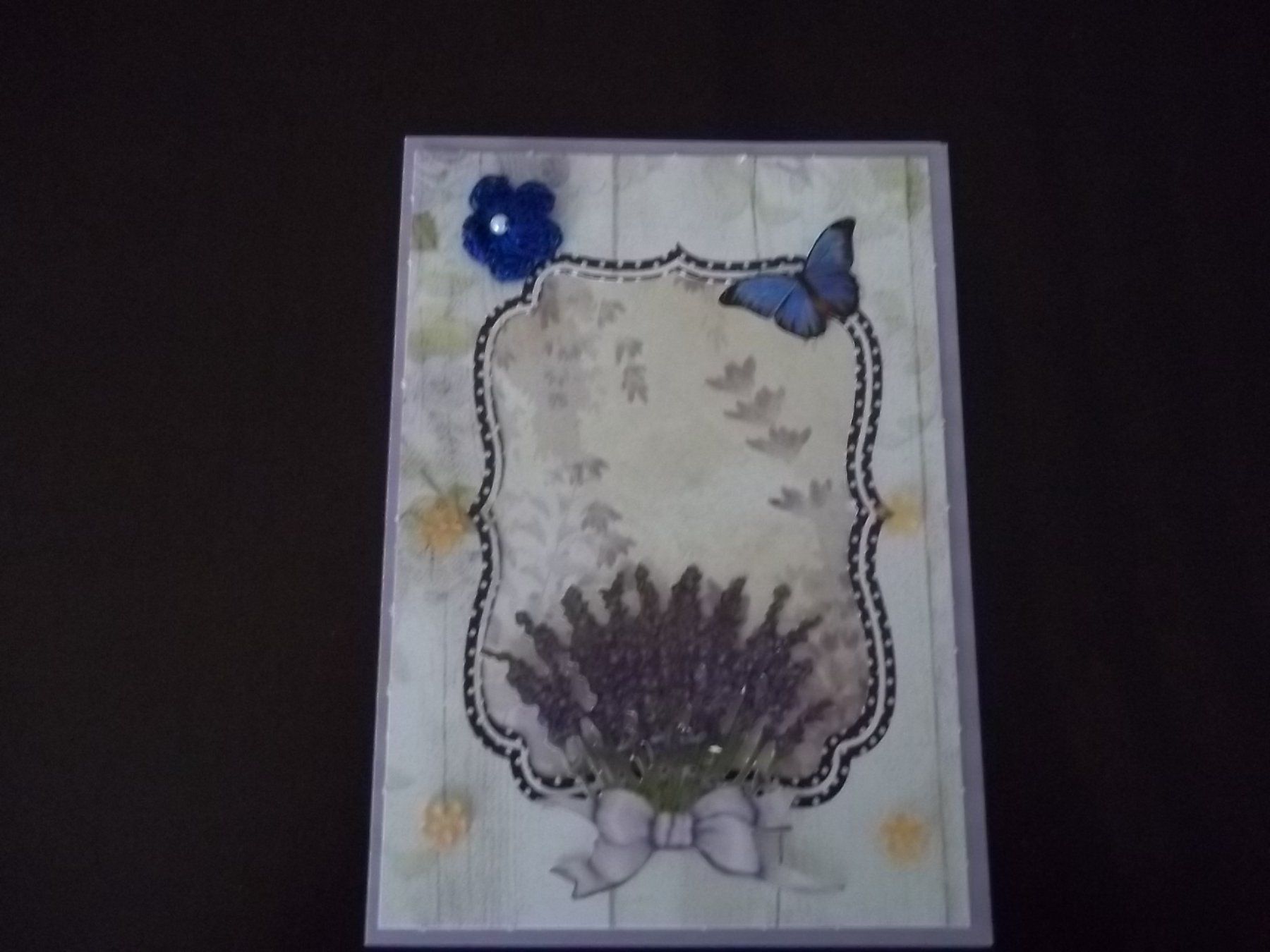 Cartoline: Handgemachte Karte  (Lavendel) – Nuovo (secondo la descrizione) da Olten venduto da Capitole66