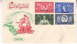 Tangier Coronation Queen Elizabeth ll FDC