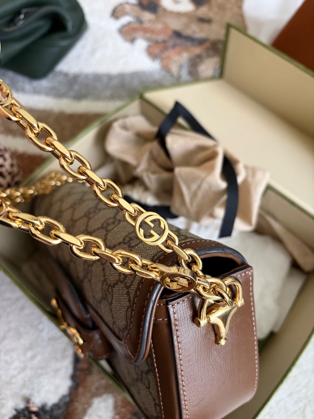 Gucci Borse da donna: Gucci Horsebit 1955 Small Shoulder Bag – Nuovo (secondo la descrizione) da Zumikon venduto da can_8zp6 4