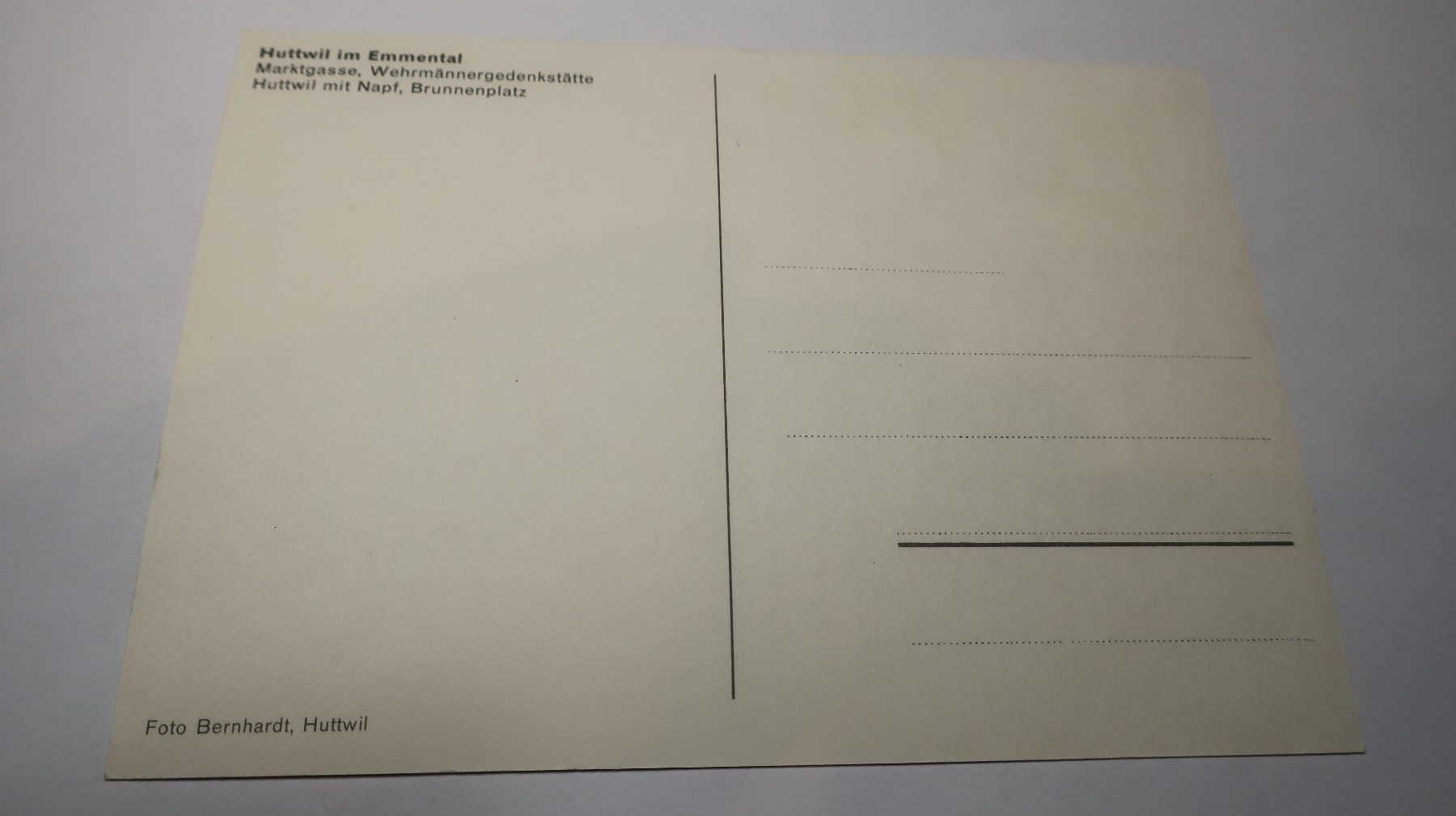 Cartoline postali: Huttwil im Emmental Multivues – Usato da Cormoret venduto da Pascalll2001 3