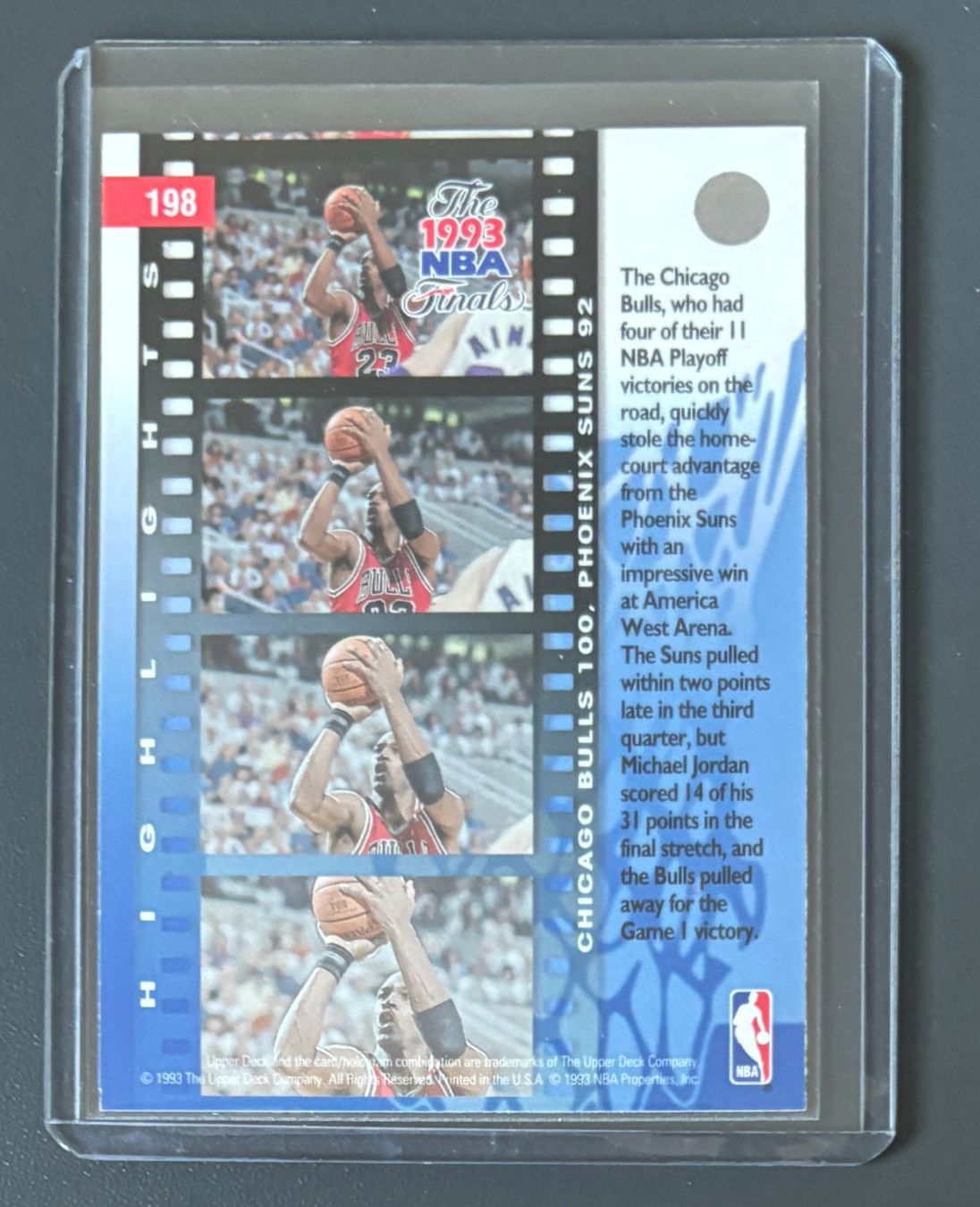 Cartoline: NBA Michael Jordan 1993-94 Upper Deck Finals Game 1 Card – Nuovo (secondo la descrizione) da Muri b. Bern venduto da winningloser 1