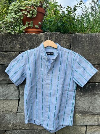 Edelweisshemd blau Gr. 128
