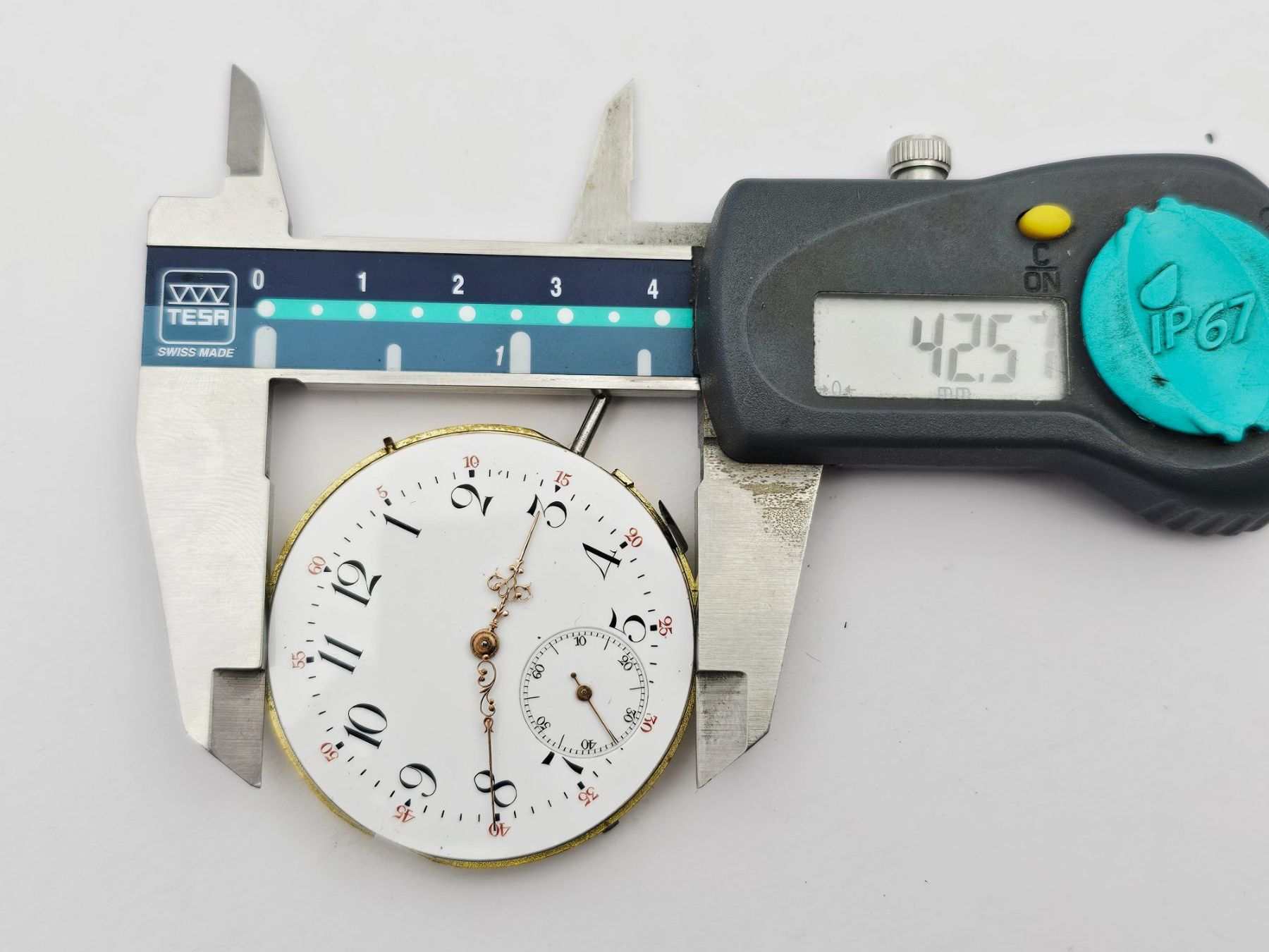 Uhren: System Glashütte Taschenuhrwerk mit Zifferblatt – Gebraucht aus Bassersdorf von AnkerWatch 3