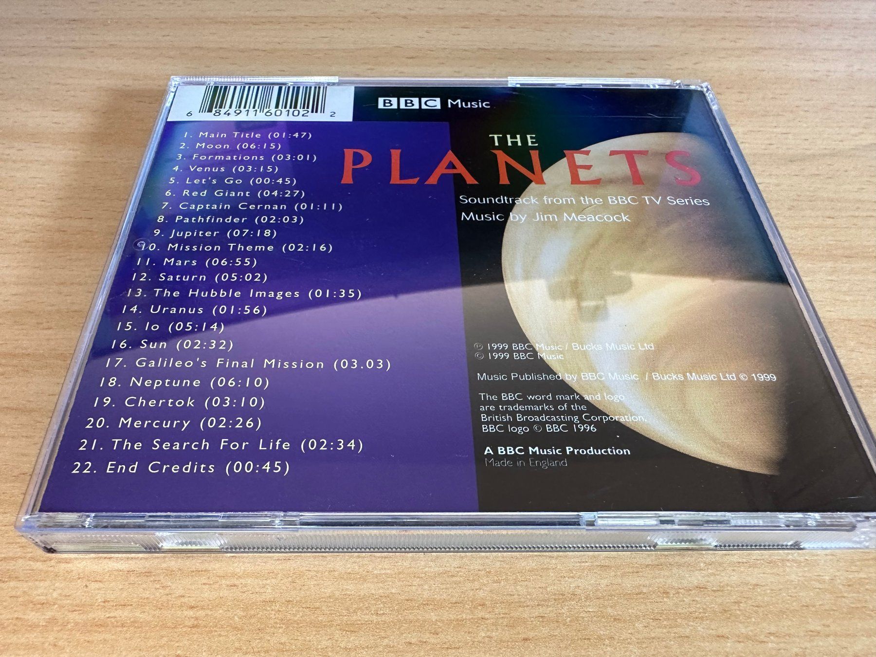 CD: Jim Meacock – The Planets – Usato da Rikon im Tösstal venduto da Alpenmutz 1